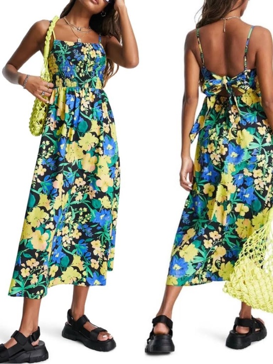 Topshop Dresses & Skirts - Topshop Floral Smock Dress Size Small